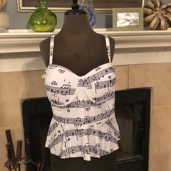 Rosegal Other - Musicnotes Tankini Swimsuit
